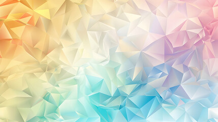 Obraz premium A colorful abstract geometric background with a blend of pastel hues.