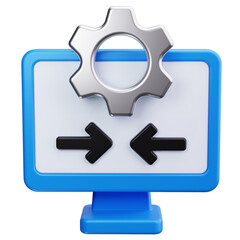 Operating System 3d render icons