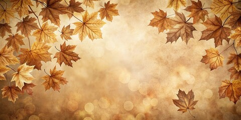 Vintage autumn leaves background in sepia tones, autumn, leaves, background, vintage, sepia, rustic, foliage, textured