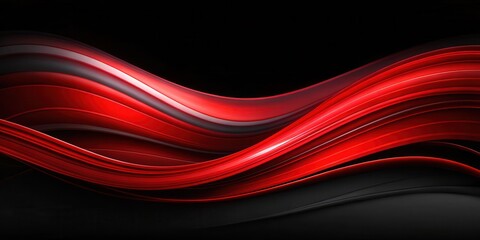 Abstract black and red wavy background, abstract, black, red, backdrop, design, artistic, modern, vibrant, dynamic, fluid, wave