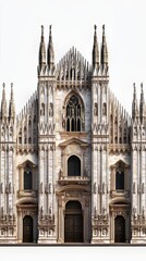 Fototapeta premium Gothic cathedral facade detail