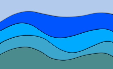 abstract blue wave background