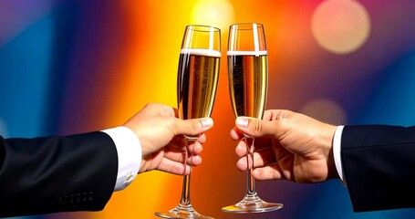 Executives Celebrating Business Goal Achievement