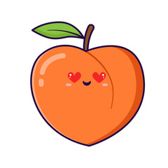 Peach cartoon