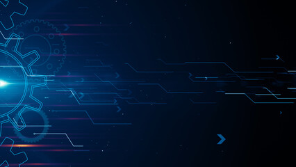 The Power Of Technology Background