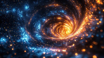 Cosmic swirl nebula, energy vortex, space background, digital art, website design