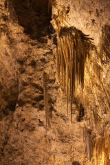 Rock formations in Carlsbad Caverns National Park, New Mexico