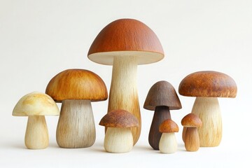 Boletus edulis, irregular shaped