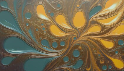 Stunning Ferrofluid Artistry Organic Patterns in Motion, Showcasing a Vibrant, Dynamic Interplay of Colors and Textures, Exploring the Beauty of Fluid Dynamics.