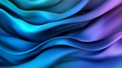 Obraz premium Abstract Blue and Purple Draped Fabric Texture