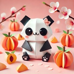 Whimsical Paper Panda
