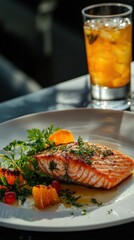 Gourmet Pan-Seared Salmon with Citrus and Herbs