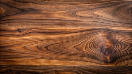Obraz premium Closeup of oil finished black walnut wood surface, lumber, wood treatment, lumber, wood treatment, grain