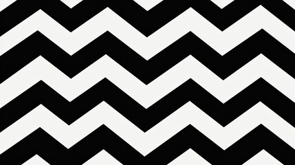 Abstract black and white chevron pattern background.
