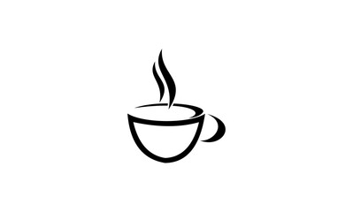 coffee cup logo vector