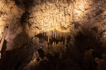 Rock formations in Carlsbad Caverns National Park, New Mexico