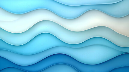 Fototapeta premium Abstract blue wave pattern background design
