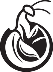 minimalist grasshopper logo