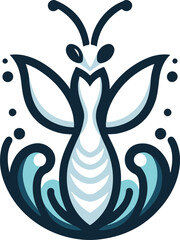 minimalist grasshopper logo