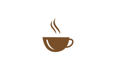 coffee cup logo vector