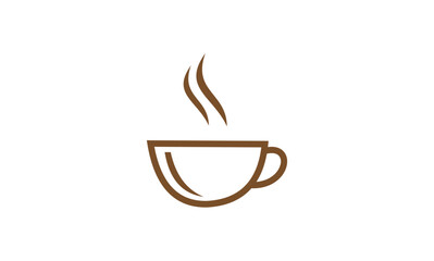 coffee cup logo vector