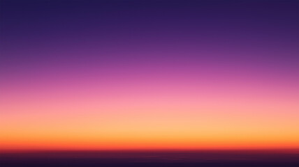 Naklejka premium 朝焼けの色彩 – 紫とオレンジが織りなすシンプルなグラデーション