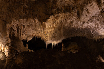 Rock formations in Carlsbad Caverns National Park, New Mexico