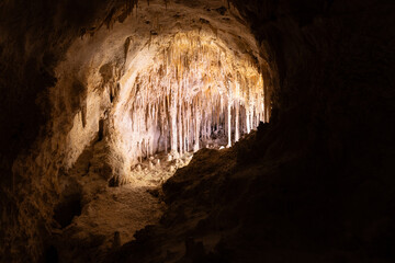 The Dolls Theater, rock formations in Carlsbad Caverns National Park, New Mexico