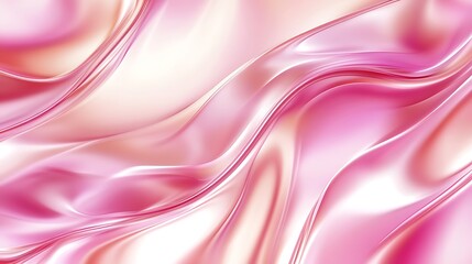 Fototapeta premium Abstract Pink and White Swirling Fluid Design