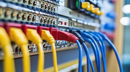 Network Server Cables Technology Data Center Connections