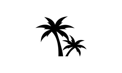 palm tree logo vector