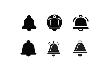 Notification bell icons vector design. , reminder alert sign, and business vector symbols. 
 Ringing bell. Icon with two color overlay on white background