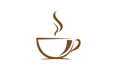 coffee cup logo vector