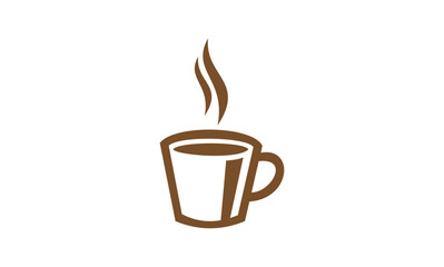 coffee cup logo vector