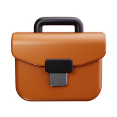 briefcase 3d render icons
