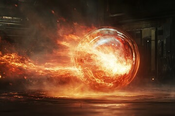 a burst of energy emanation