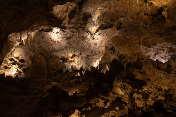 Rock formations in Carlsbad Caverns National Park, New Mexico