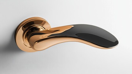 Fototapeta premium smart entry technology, mobile security control, modern door handle, digital home access, connected lock system, intelligent entrance design, smartphone automation, contemporary security solution