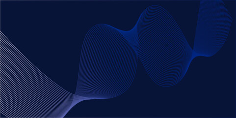 Futuristic Abstract glowing wave lines on white background. Dynamic wave pattern. Suit for poster, banner, brochure, cover, website, flyer. Vector illustration 