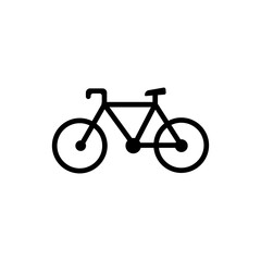 Fototapeta premium bicycle isolated on white background