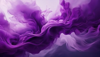 Vibrant Purple Smoke Cloud Abstract Art A 3D Rendered Masterpiece Blending Ink and Inkiness, Perfect for Creative Designs, Wallpapers, and Artistic Backgrounds.