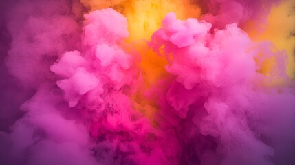 Fototapeta premium Abstract 3D Liquid Art with Gradient Flames, Smoke, and Cosmic Elements