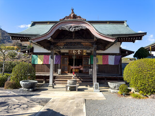 Fototapeta premium Image of Yasaka-ji Temple, 47th of 88 sacred Shikoku Temples