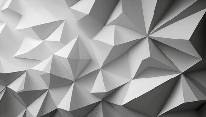 Engaging White Polygon Prism Structure Pattern Against a Shifted Background Geometrical Wallpaper Banner Inspiring Abstract Art and Design.