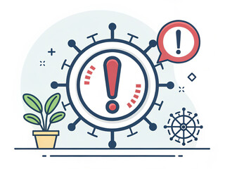 Obraz premium Alert concept 