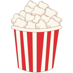 Junk Food with Cute Cartoon Design. Vector Illustration