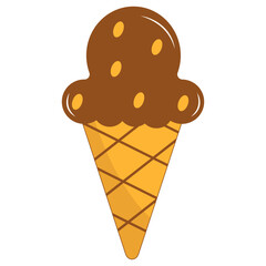 Junk Food with Cute Cartoon Design. Vector Illustration