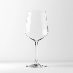 Fototapeta premium Realistic wine glass mockup