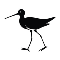 stork with baby vector illustration
