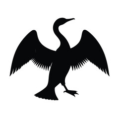 eagle in flight vector illustration